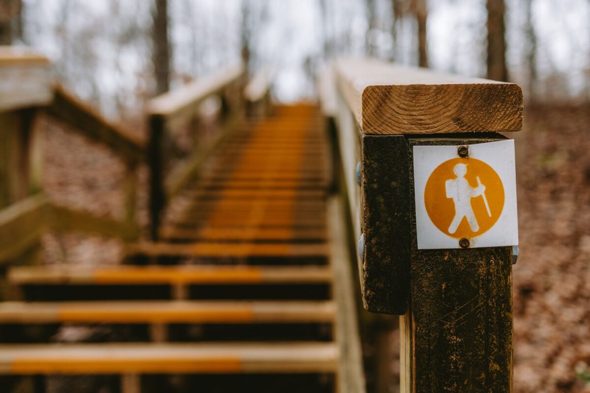 escaliers préparer randonnées erreur descente rend